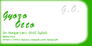 gyozo otto business card